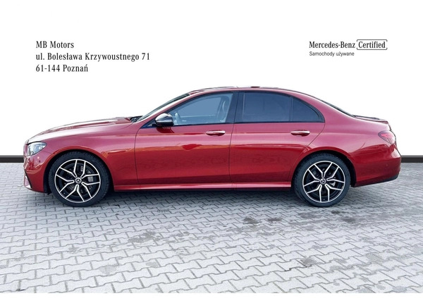 Mercedes-Benz Klasa E cena 245900 przebieg: 24100, rok produkcji 2023 z Strzegom małe 407